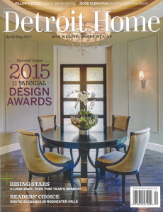 Detroit Home 2015 Awards Issue Cover