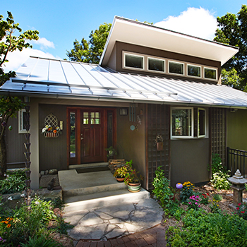 Clerestory addition exterior