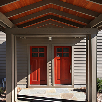 Garage & loft entry