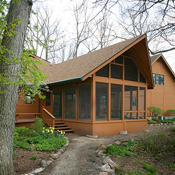 Heron Oaks Screened Porch Exterior