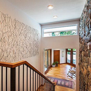 Huron Hills Overlook Interior Entry Stair